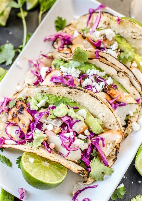 Grilled Fish Tacos .